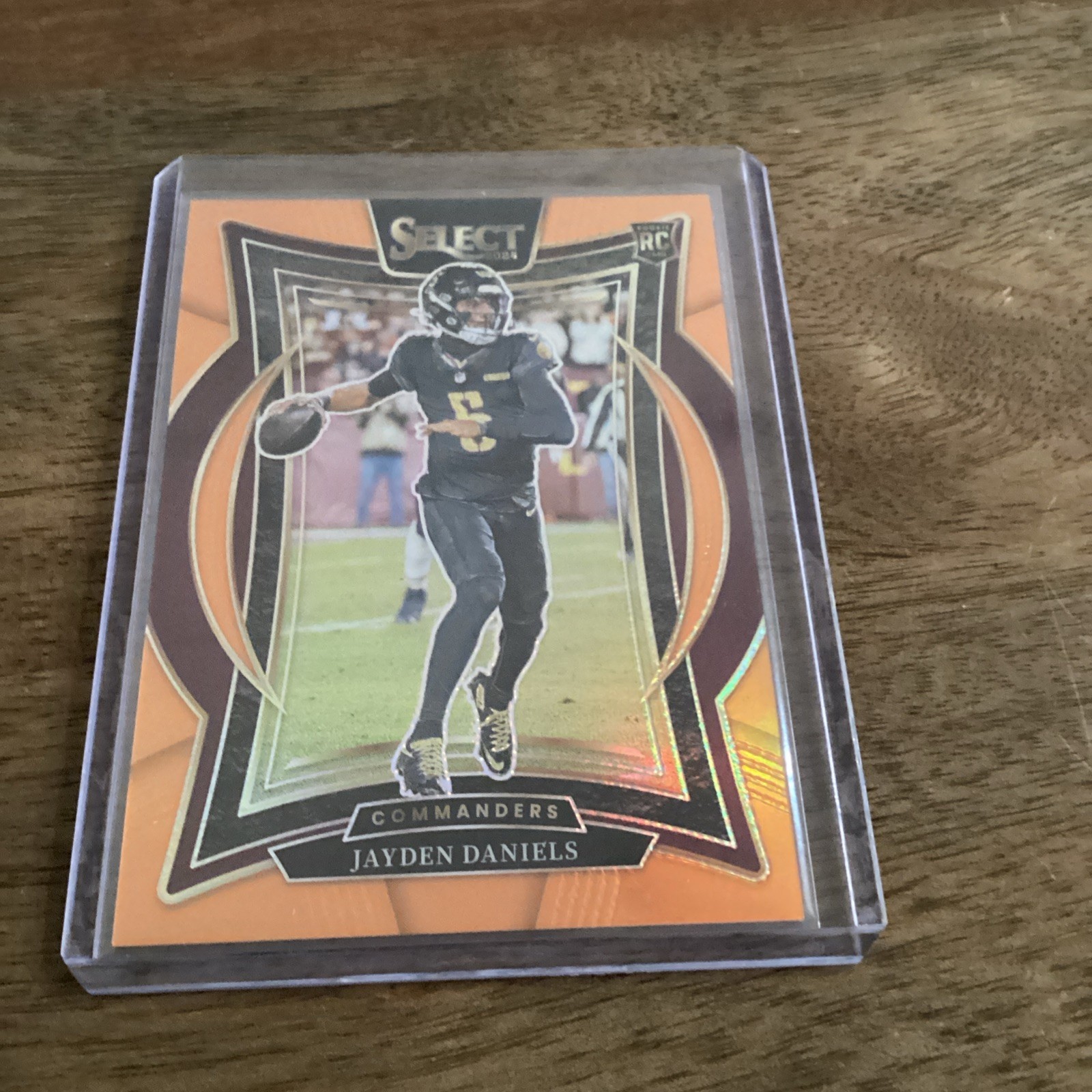 Jayden Daniels 2024 Select Concourse Level Orange 16/49 Rookie Card