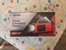 Nitigo 2000mAh Multi Functional Hand Cranked Radio plus more YX318