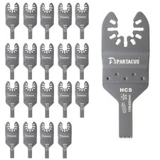 20 x Spartacus 10mm Oscillating Multi Tool Multitool Plunge Cutting Wood Blades