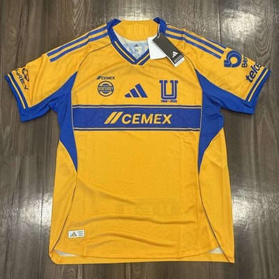 Adidas Tigres UANL 2025/2026 Authentic Jersey Men's Size Medium