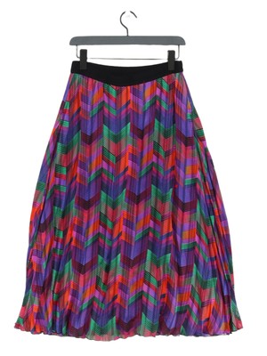 Ba&sh Damen Maxirock M mehrfarbig gestreift Polyester mit Viskose lang Maxi