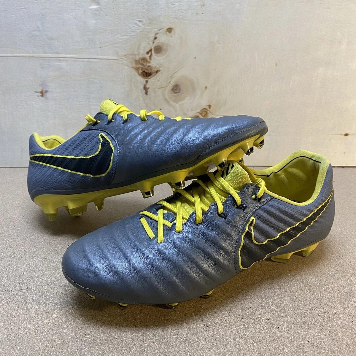 Nike Tiempo Legend 7 Elite FG Dark Grey Opti Yellow for Sale