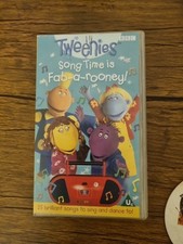 VHS Video cassette Tweenies Song Tim is Fab a rooney BBC English 1998 Rare