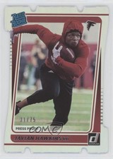 2021 Donruss Rated Rookie Press Proof Silver Die-Cut 31/75 Javian Hawkins 00kr