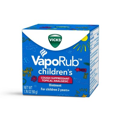 (Lot of 4) Vicks Children's Vapo Rub Vaporub Ointment 1.76 Oz