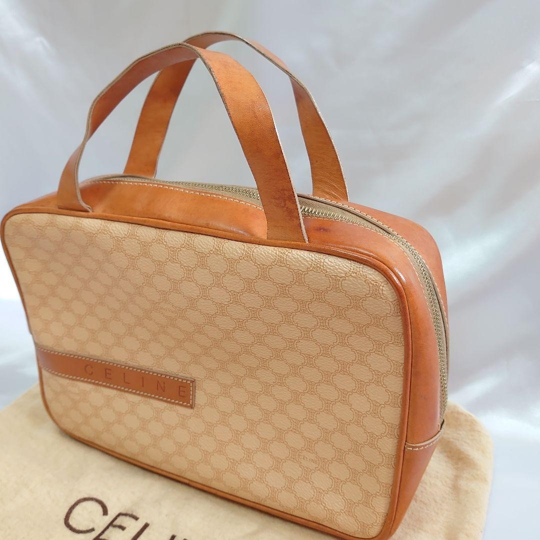 Celine Macadam Pattern Handbag Authentic Luxury D… - image 3