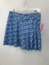 Pre-Owned Kenny Flowers Blue Size Medium Floral Skort Mini Skirt