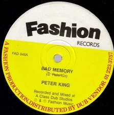 Peter King (10) - Bad Memory / Rewind, Jack It Up, 12", (Vinyl)
