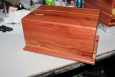 Cedar Memorial Urn Box Funeral Cremation Lived Ones Ash Holder