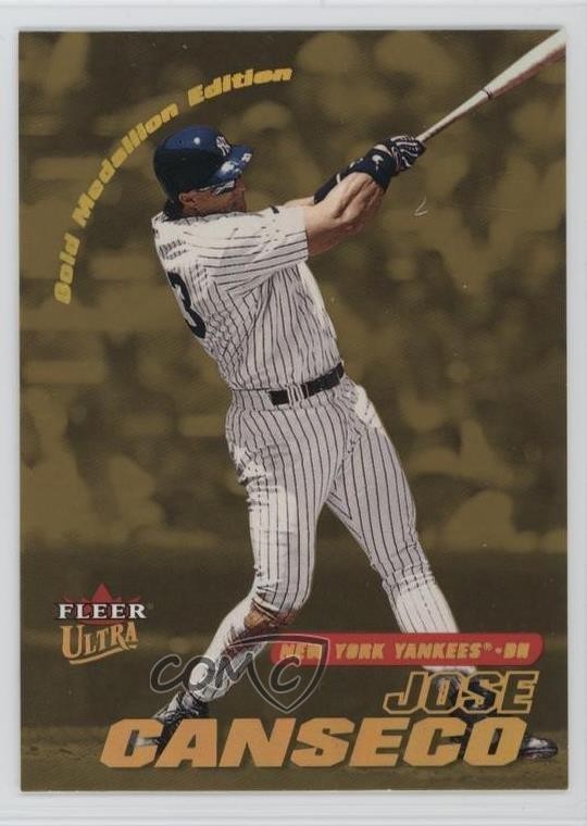 2001 Fleer Ultra Gold Medallion Edition Jose Canseco #20G 0t2