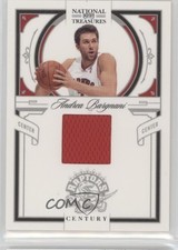 2009 Playoff National Treasures Century Materials 97/99 Andrea Bargnani #39 d9r