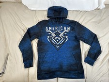 American Fighter Cobalt Blue Oakview Hoodie Medium Pullover Sweatshirt