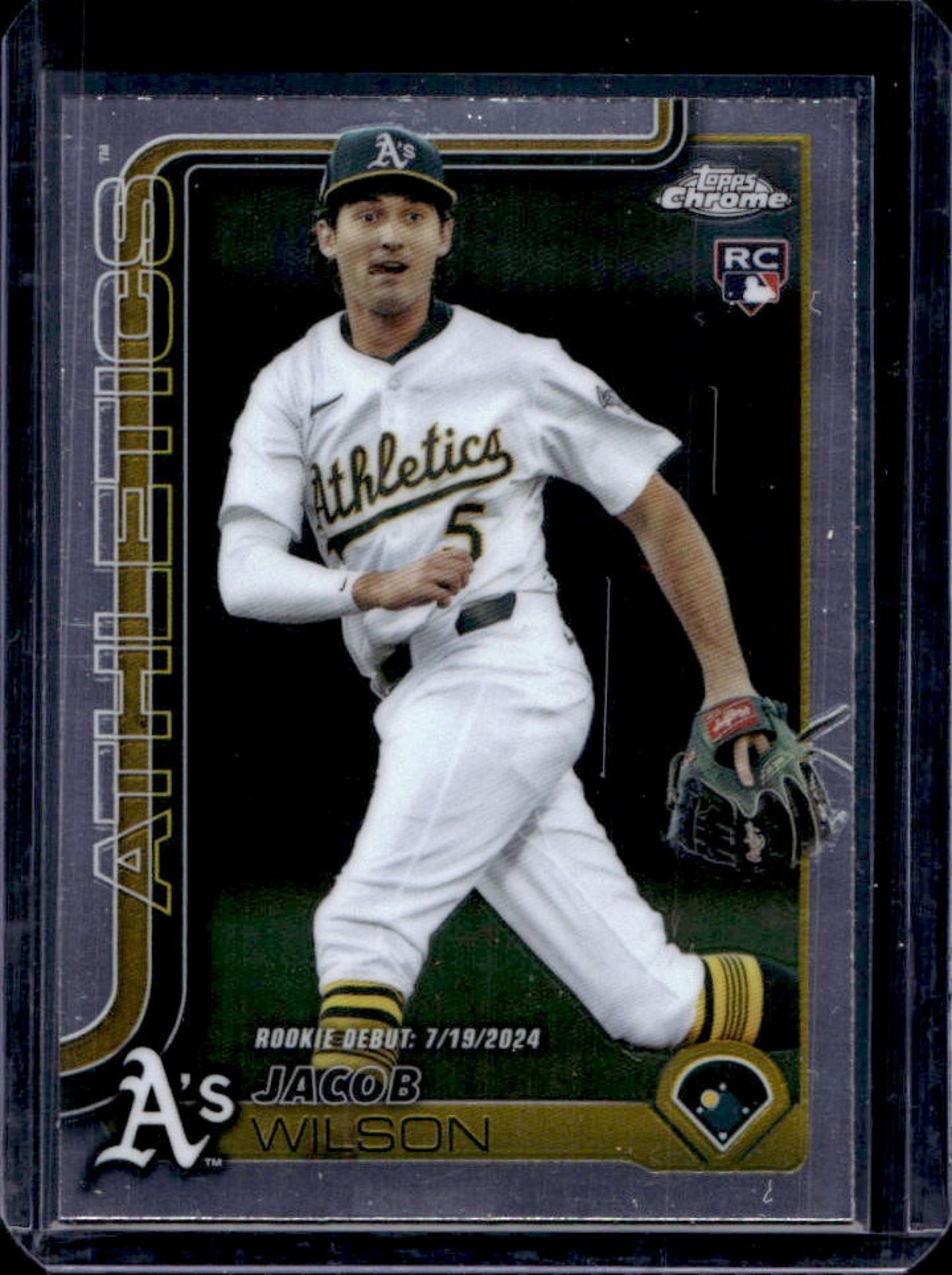 2025 Topps Chrome Update Jacob Wilson RC Rookie #USC150 Athletics