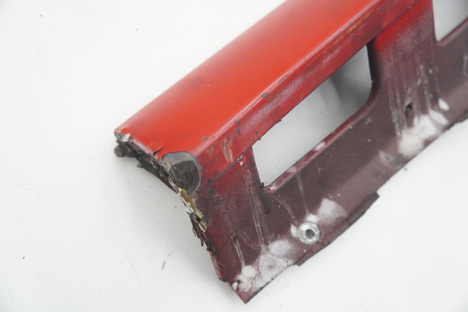 Front Bumper Cover Upper Trim Body Panel Red 62550400 OEM Ferrari Mondial 1985