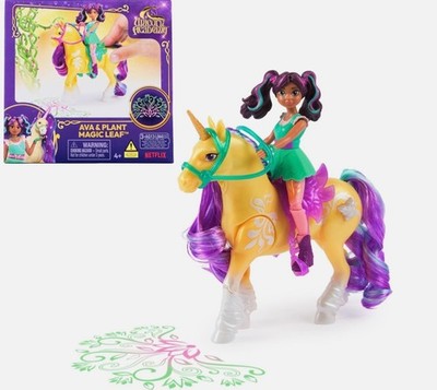 Unicorn Academy Ava & Plant Magic Leaf with Light-up Effect 2 Riding Accessories
