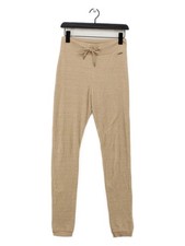 Odolls Women's Sports Bottoms UK 10 Cream 100% Polyester Tapered Sweatpants
