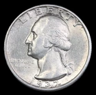 1932- 25C Washington Quarter- First Year Type- Choice AU- SMH-2278