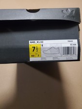 Size 7.5 - Adidas NMD_R1 V2 Black Solar Red