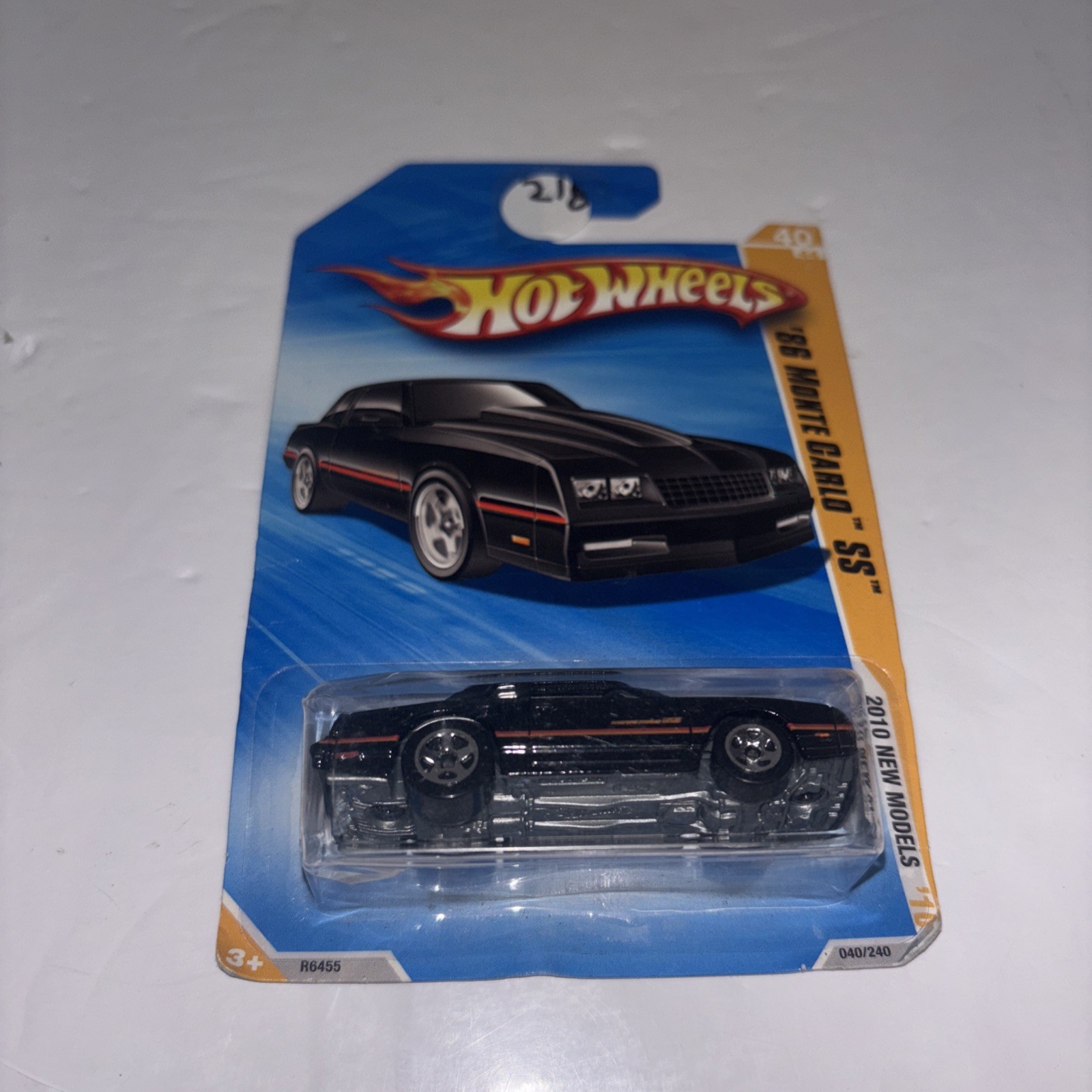 Hot Wheels 2010 New Models '86 Monte Carlo SS.  40/44.  1/64