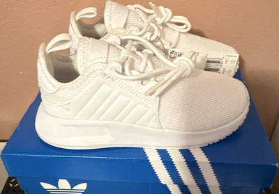 adidas Originals X_PLR Kids White Mesh Lace-Up Sneakers US 11K CQ2922