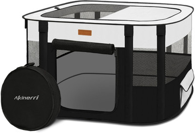 Dog Playpen - Foldable Cat Play Pens for Pubby, Kitten, Rabbit, Portable Pet Ten