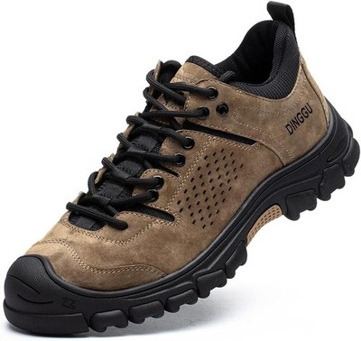 Steel Toe Shoes for Men, Safety Mens Work Shoes Comfortable Indestructible Co...