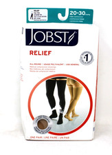 BSN 114053 Jobst Relief 20 - 30 mmHg Petite Closed Toe Beige MD New Open Box
