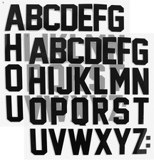 BEHAHAI 52PCS Iron on Letters for Clothing, 2 Inch Letter Patches Iron on, Iron