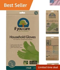 FSC Certified Latex Gloves - Reusable, Durable & Eco-Friendly for Home Use