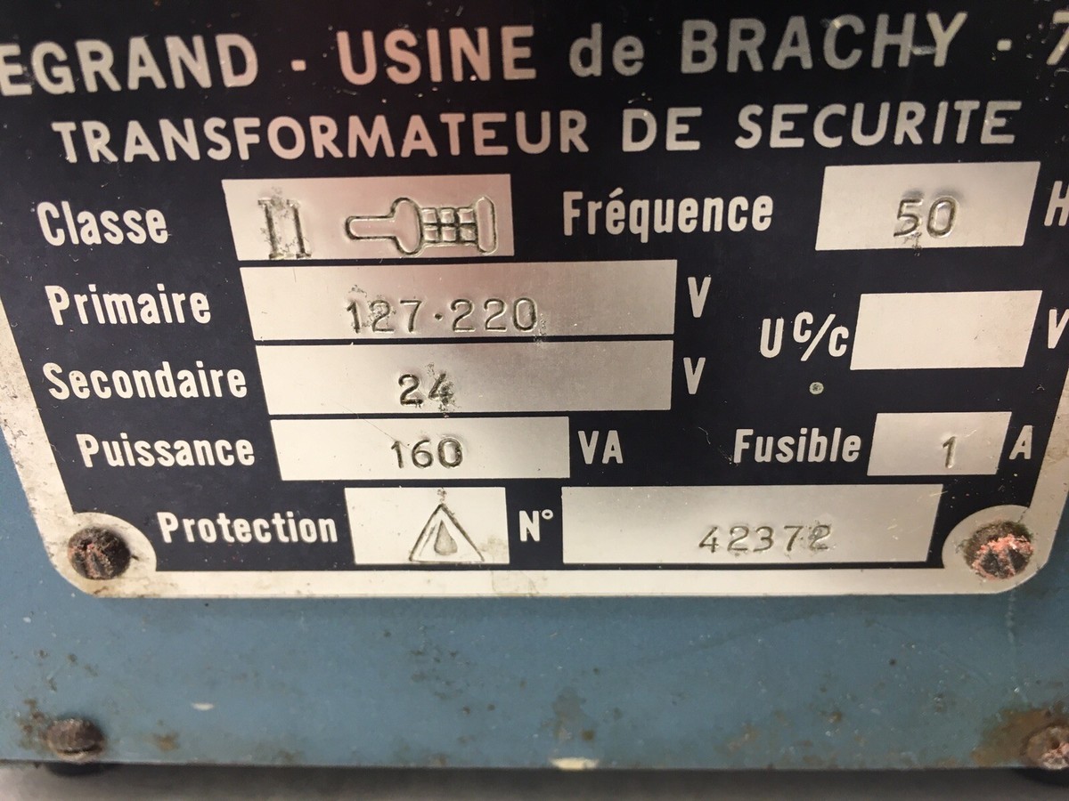 Transformateur De Sécurité Monophasé - 230/400v Vers 24v - 630va
