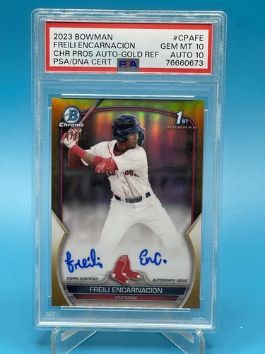 2023 Bowman Chrome Freili Encarnacion AUTO PSA 10 #CPAFE /50 GOLD
