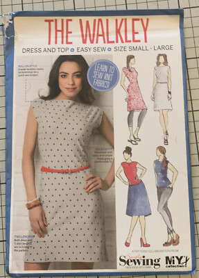 Walkley Kleid Top Schnittmuster Gr. S M L Stretchstoff Schneiderei leicht anzusehen