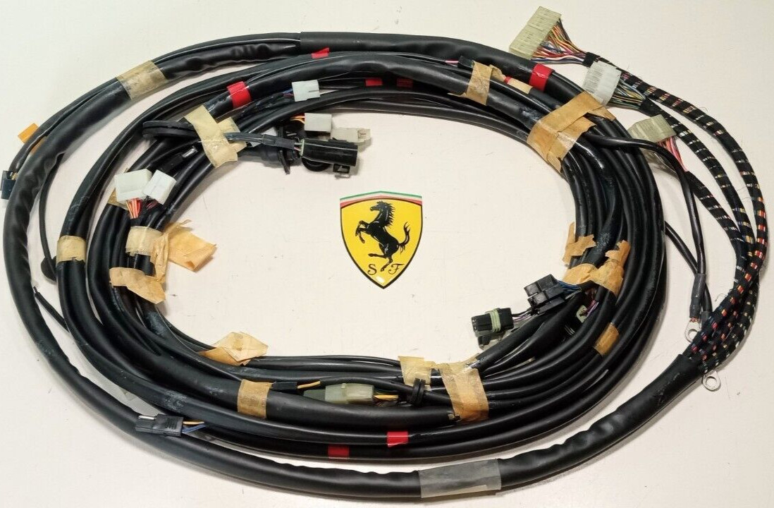 Ferrari Mondial T Coupe Rear Wiring Harness_Electrical Connection Cables_146272