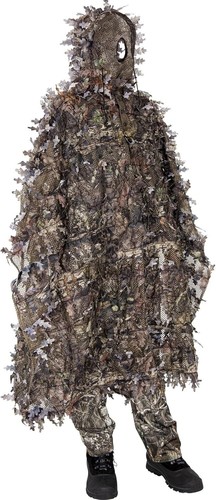 3D Leafy Camo Poncho | Mossy Oak Break Up Country for Ultimate Concealment - Picture 2 of 4