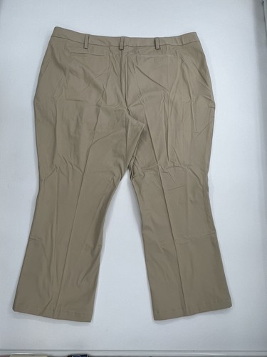 Lands' End Women's Plus Size:28W 30 Chino Pants Bootcut Color:DESERT KHAKI  | eBay