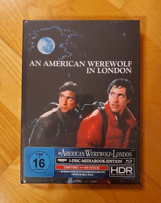 An American Werewolf in London 4K Blu-Ray OOP Mediabook Turbine NEU NEW