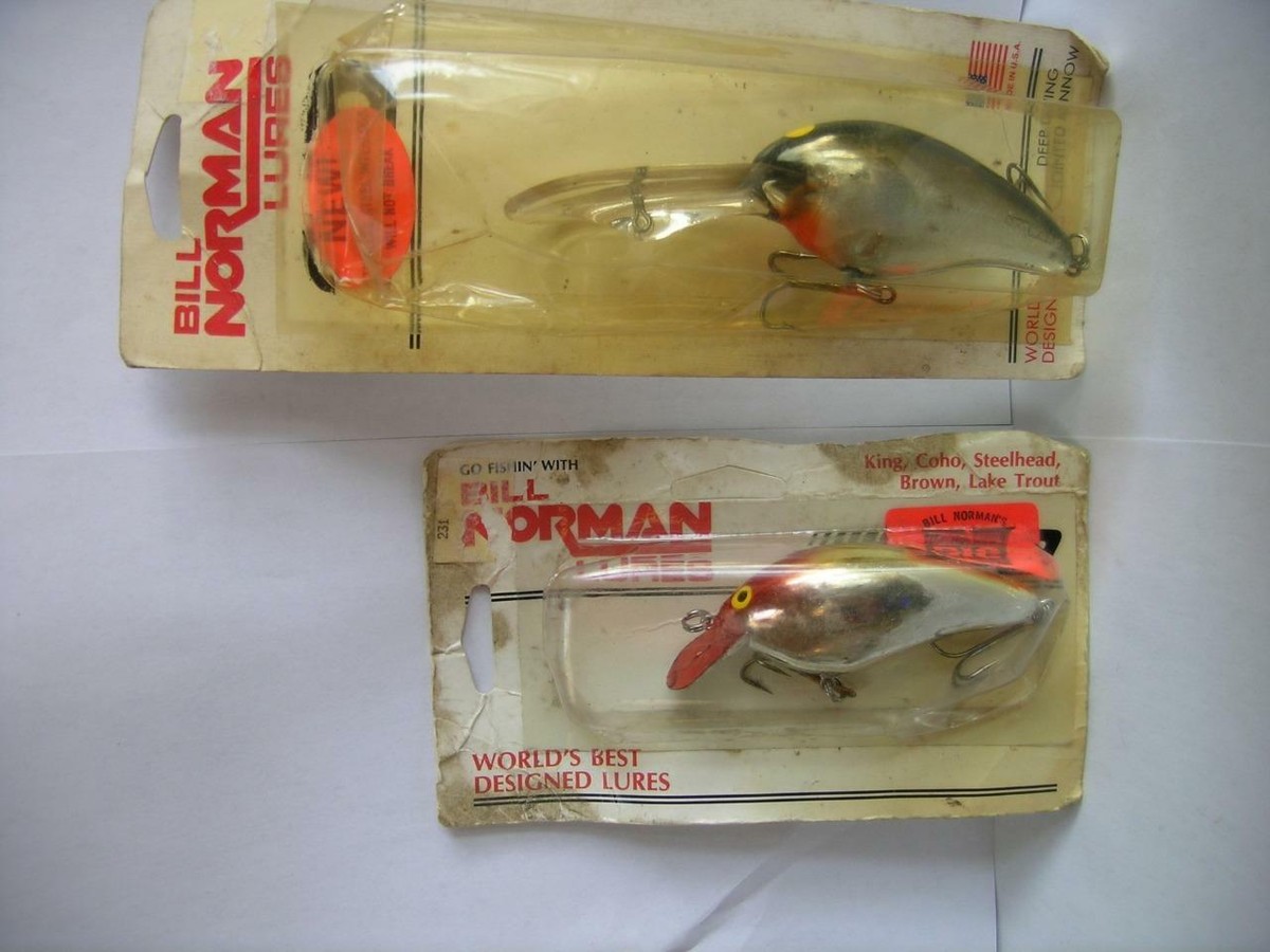 Two Bill Norman Lures New Deep Diving Minnow & ZX10 USA Made | eBay