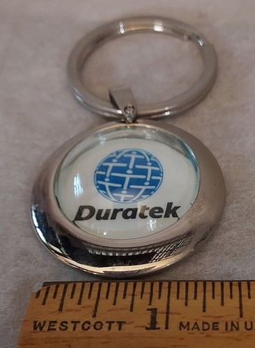 Vintage Adv Promo Boxed Keyring - Duratek, Inc - Tainan, Taiwan - NIP - Picture 5 of 5