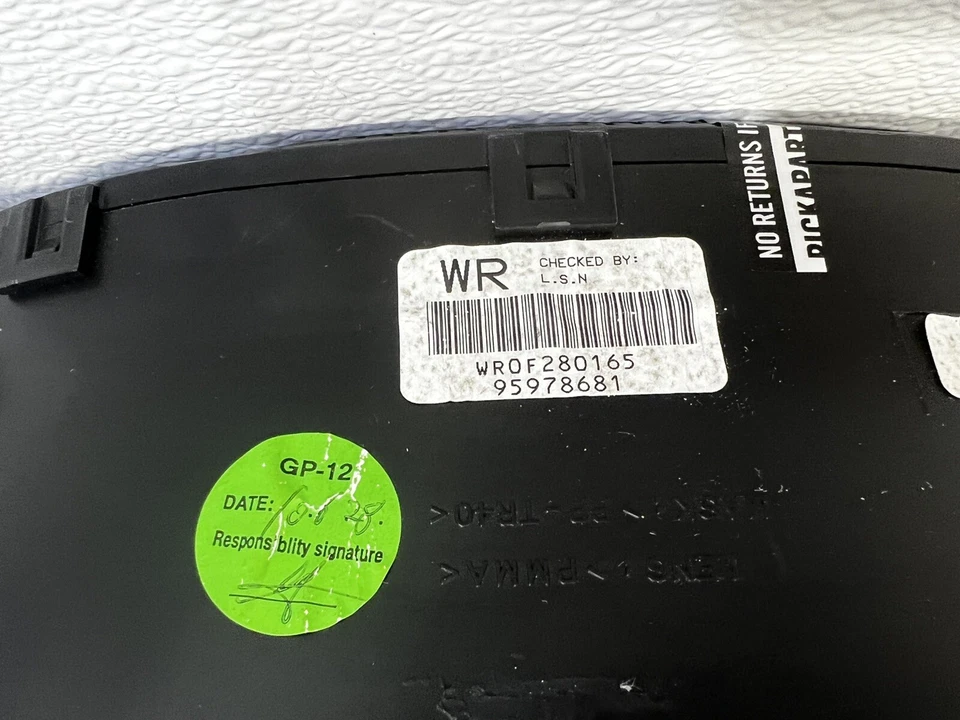 Chevrolet Aveo 2011 velocímetro velocímetro tacómetro panel de instrumentos fabricante de equipos originales Foto 4 de 4