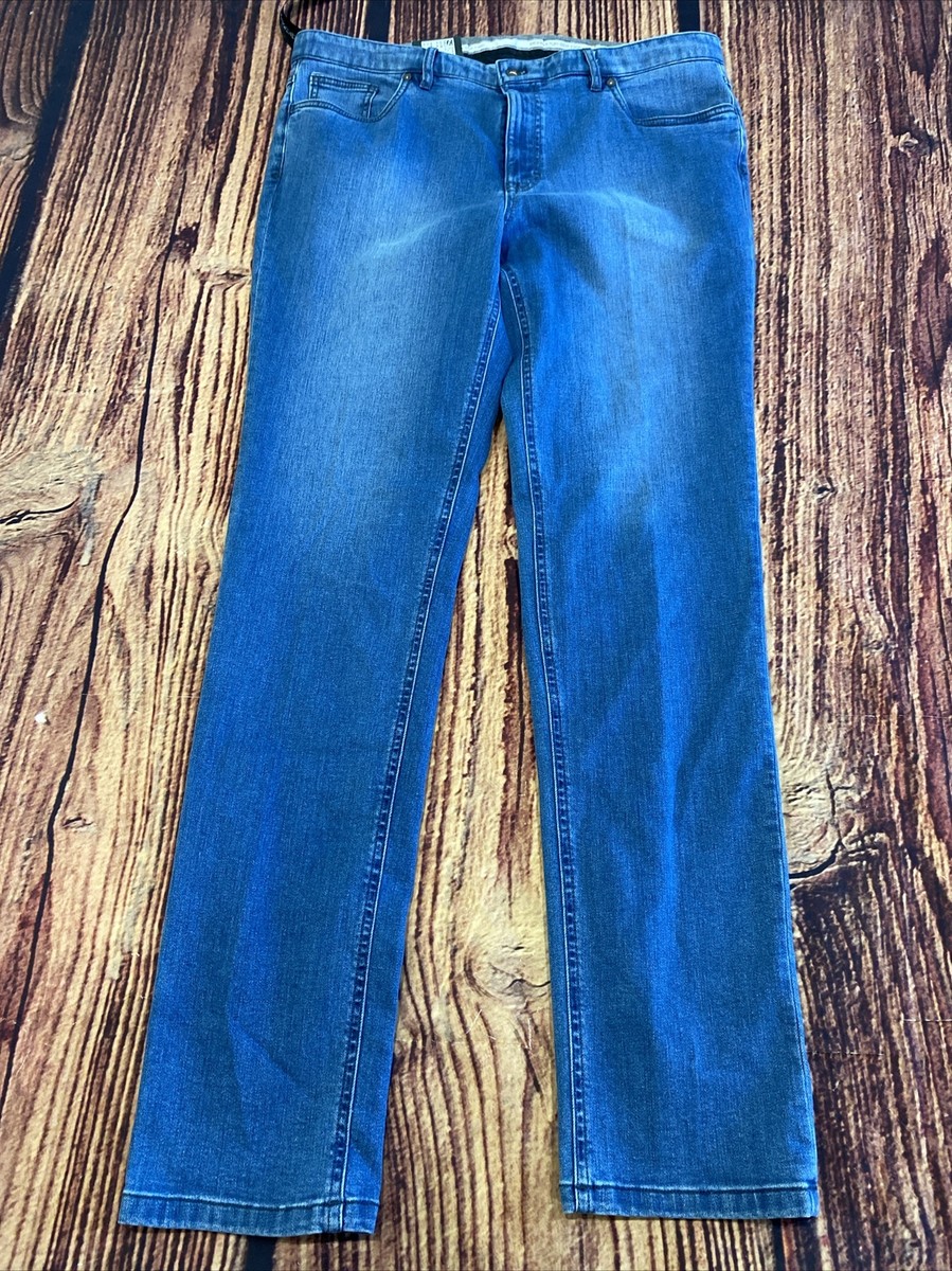 Hiltl Jeans Men's Blue Denim Stretch Jean Pants Size 56 (38x32) NWT