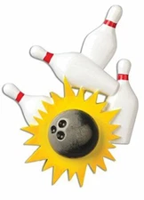 Personalized " Bowling  " Christmas Hanging Tree Ornament HOLIDAY GIFT