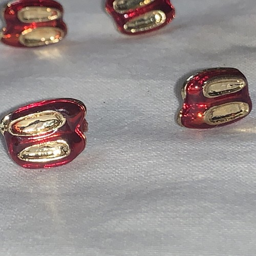 Wizard of Oz Ruby Slippers Earrings 24k GP New From Wizard Of Oz Museum 1 Set - Picture 2 of 6