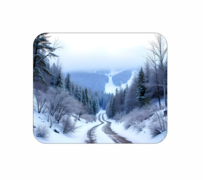 Mousepad Fahne Flagge Winterlandschaft Motiv Nr. 2 Mauspad
