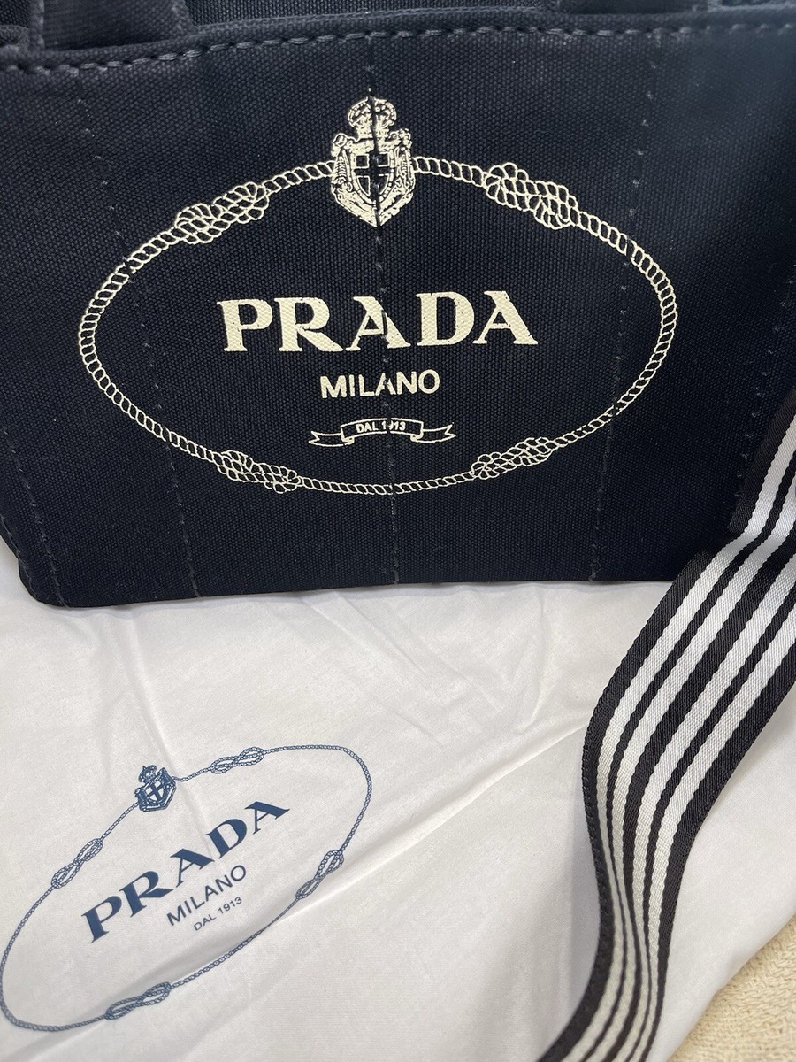 Authentic PRADA Canapa small tote bag | eBay