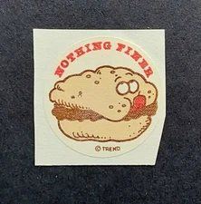 Vintage Trend Hamburger Matte Scratch N Sniff Sticker