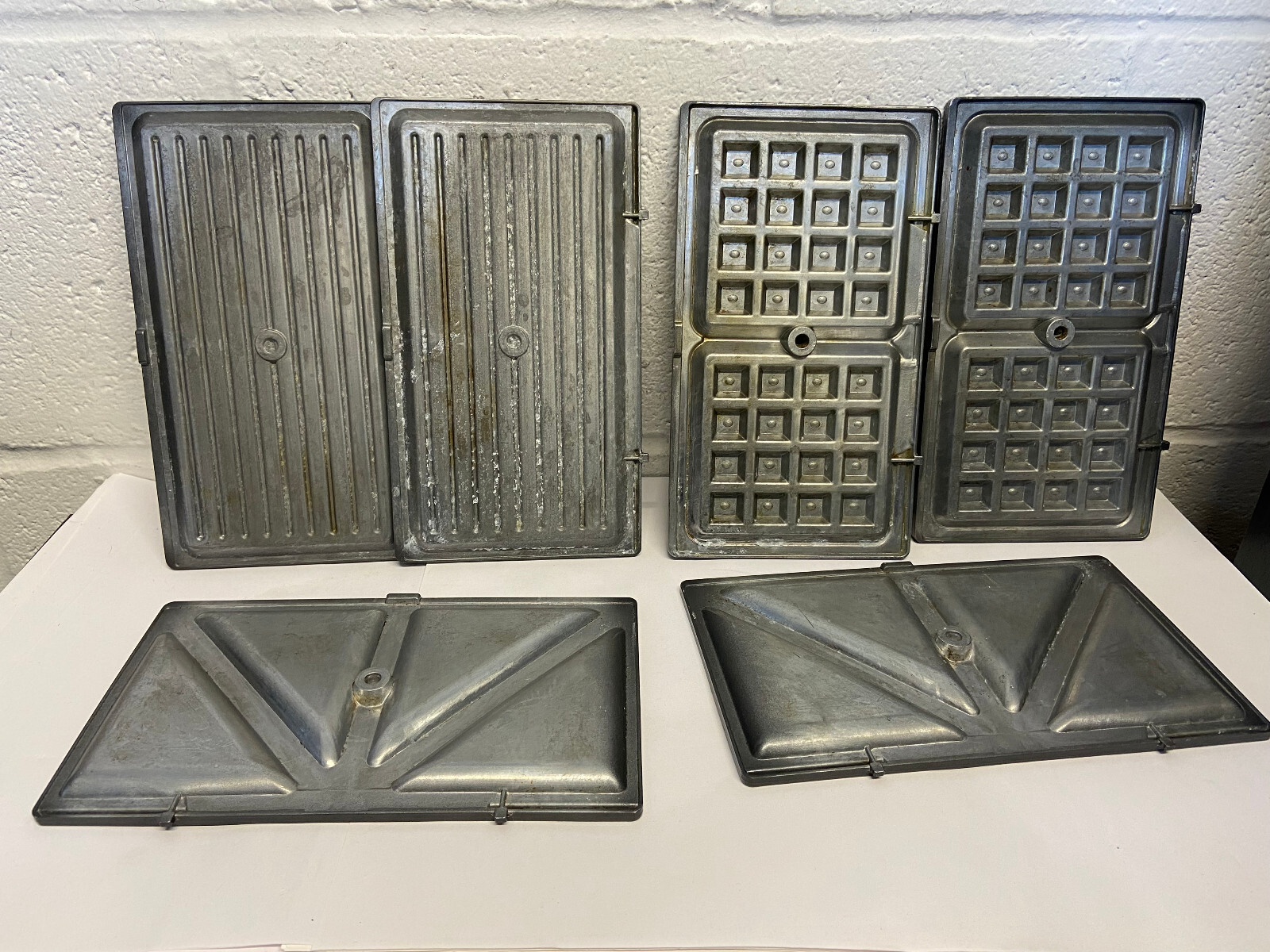 Full Plate Set for Daewoo SDA1562 3in1 Snack Maker Waffle Toastie