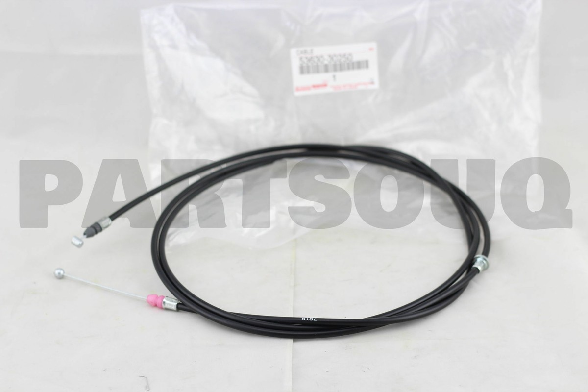 バッグ 7633 5363030250 Genuine Toyota CABLE ASSY, HOOD LOCK CONTROL