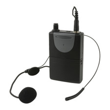 Qtx Uhf Headset Neckband Mic + Beltpack For Qrpa & Qxpa 863.80mhz Qx12pa Qx15pa