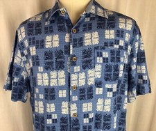 NAT NAST Luxury Originals Silk Blend Button Shirt Sz Large Camp Bowling Hawaiian