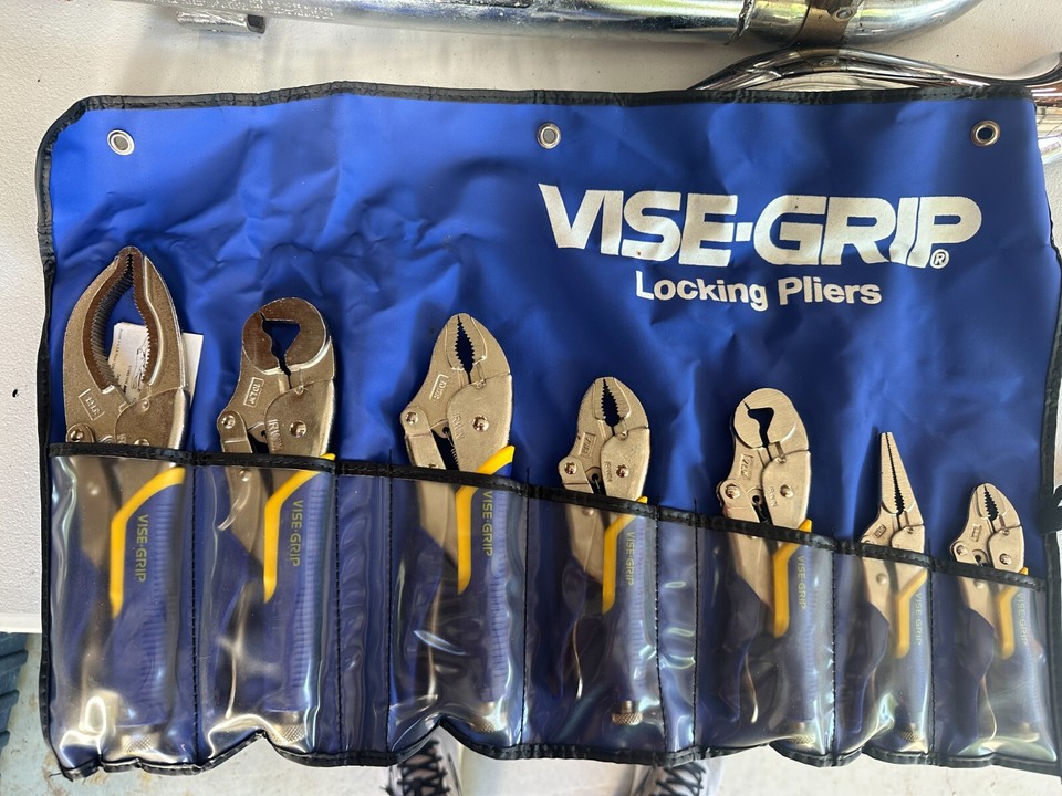 NOS Irwin VISEGRIP 7pc Set 12LC, 10LW, 10WR, 7LW, 7WR & MORE Pliers